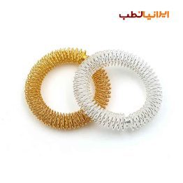 رینگ ماساژ مچ طلایی و نقره ای