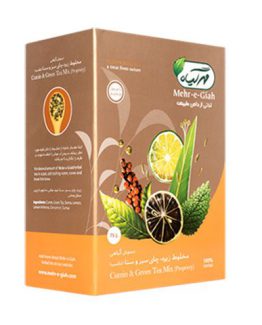 دمنوش چای سبز، زیره و سنا مهرگیاه