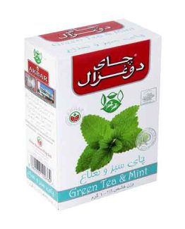 چای سبز و نعناع دو غزال