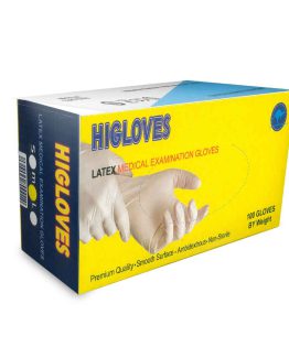دستکش لاتکس سایز متوسط HIGLOVES