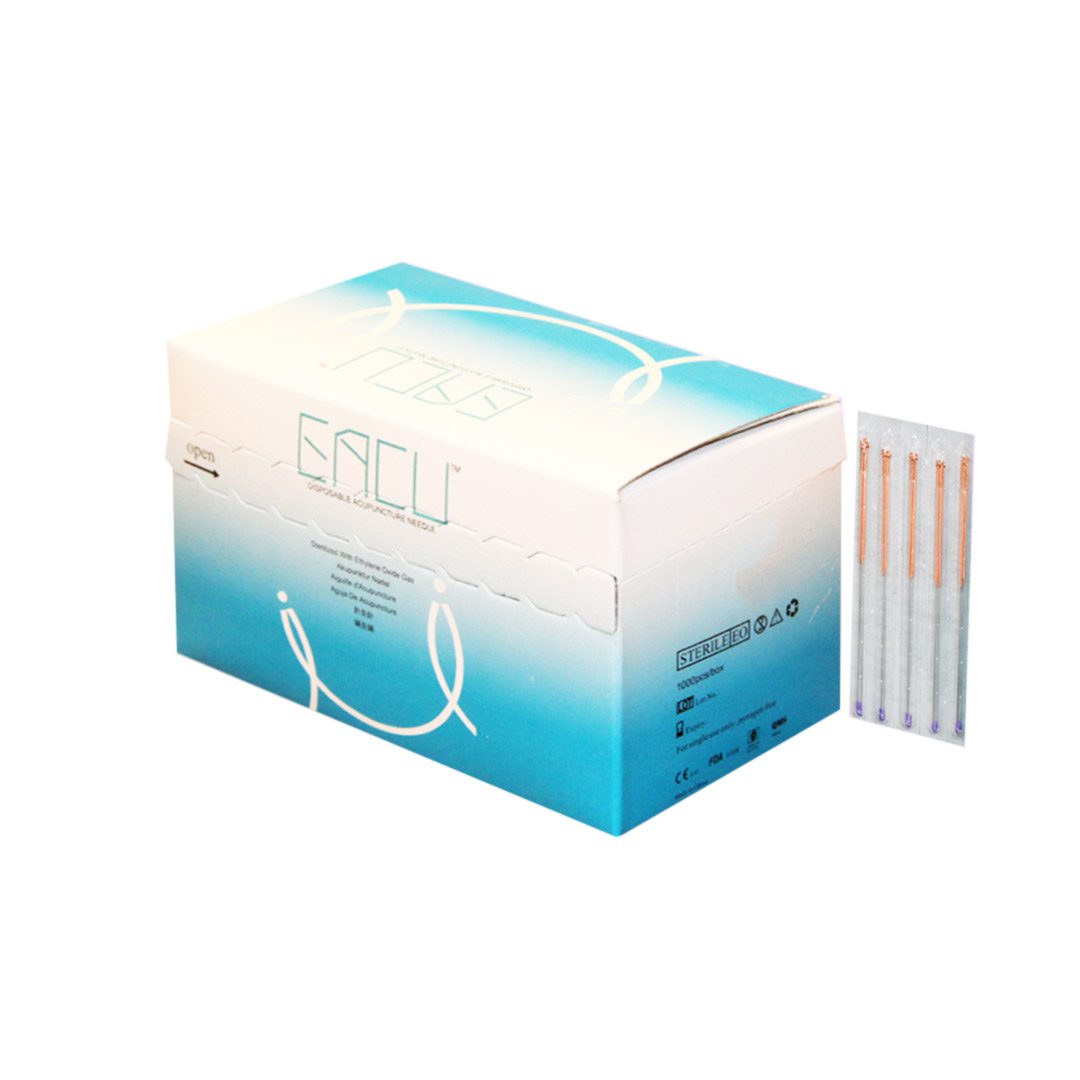 سوزن طب سوزنی ایکو ۵۰×۰٫۳۰ هزار عددی دسته مسی (EACU)