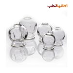 لیوان شیشه ای مخصوص بادکش گرم فالیزک شماره ۲ کارتن ۳۰ عددی