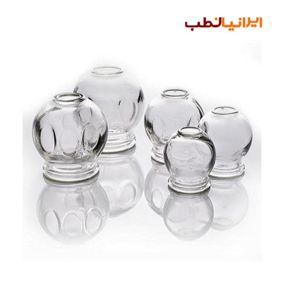 لیوان شیشه ای مخصوص بادکش گرم فالیزک شماره ۲ کارتن ۳۰ عددی