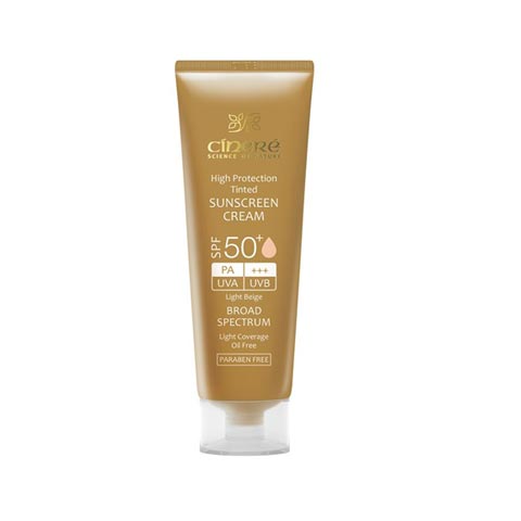 کرم ضد آفتاب رنگی+SPF 50 سینره