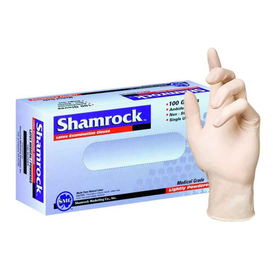 دستکش لاتکس سایز متوسط Shamrock