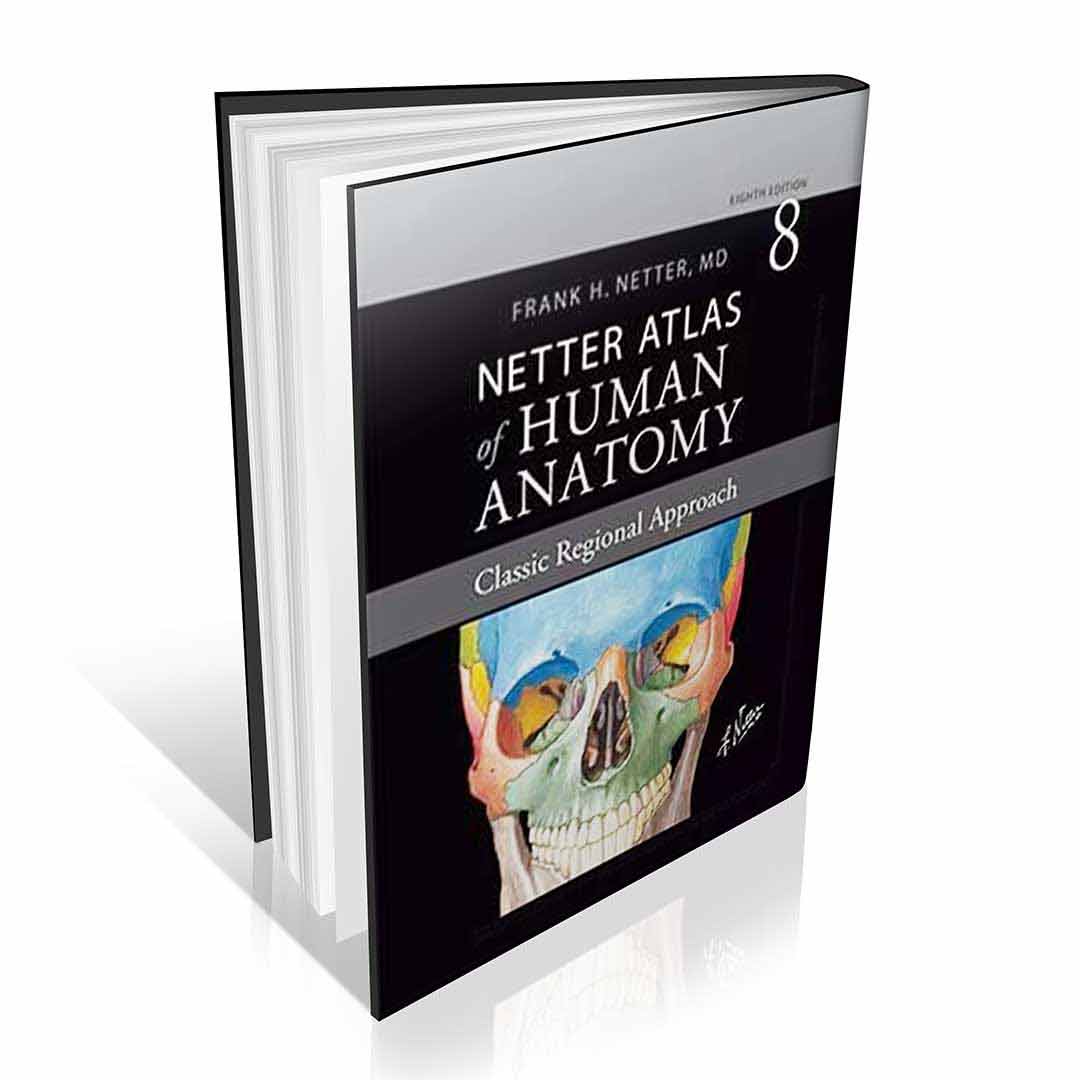 اطلس آناتومی نتر Atlas Of Human Anatomy Netter 2023 کاغذ گلاسه